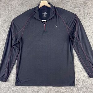 Paradox Pullover‎ Mens XL Merino Blend Quarter Zip Long Sleeve Athletic Shirt